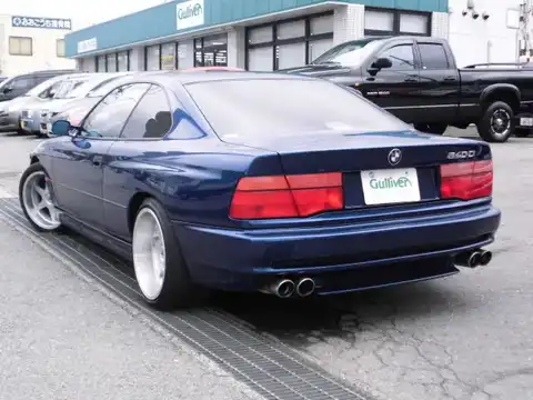 カタログ画像：８シリーズ （8 SERIES） ８４０Ｃｉリミテッド 1999年5月 E-EF44 4400cc アヴァス・ブルー 燃費6.7km / l バック