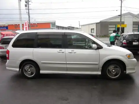 カタログ画像：ＭＰＶ （MPV） スポーツ 2000年8月 GF-LW5W 2500cc ピュアホワイト 燃費8.3km / l 外装