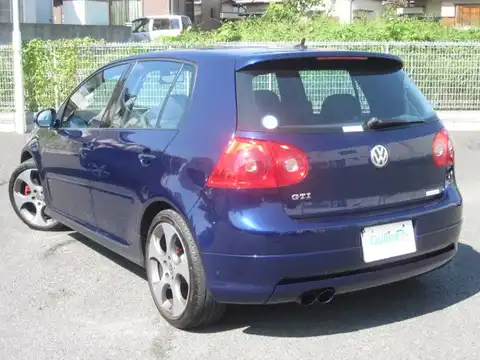 カタログ画像：ゴルフ （GOLF） ＧＴＩ 2007年1月 GH-1KAXX 2000cc シャドーブルーメタリック 燃費12.6km / l バック