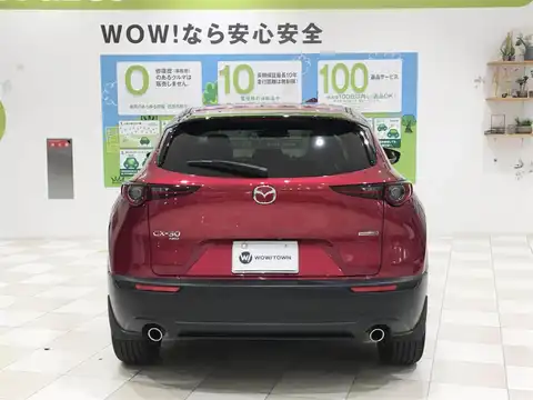 カタログ画像：ＣＸ－３０ （CX-30） ＸＤ Ｌパッケージ 2021年4月 3DA-DM8P 1800cc ソウルレッドクリスタルメタリック 燃費18.4km / l バック