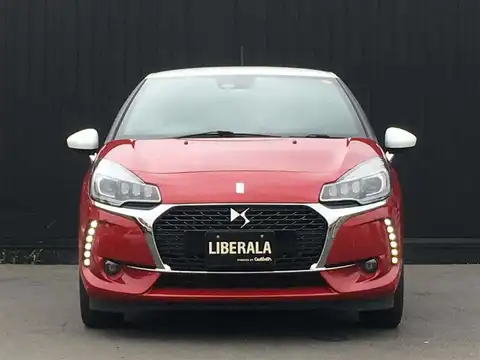 カタログ画像：ＤＳ３ （DS3） シック ＤＳ ＬＥＤビジョンパッケージ 2016年6月 ABA-A5CHN01 1200cc ルージュ ルビ 燃費19.8km / l フロント