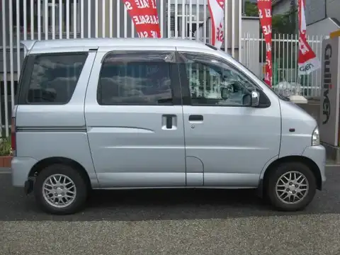 カタログ画像：アトレーワゴン （ATRAI WAGON） ツーリングターボ ロールーフ 2002年1月 TA-S220G 660cc ブルーイッシュシルバーメタリック 燃費16.4km / l 外装