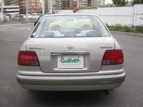 カタログ画像：カローラ （COROLLA） ＳＥサルーン Ｇパッケージ 1995年5月 KD-CE110 2000cc ウォームグレーパールメタリック バック