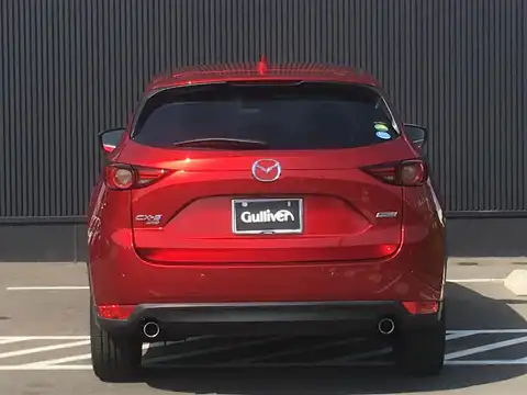 カタログ画像：ＣＸ－５ （CX-5） ２５Ｓ Ｌパッケージ 2018年3月 6BA-KF5P 2500cc ソウルレッドクリスタルメタリック 燃費14.8km / l バック