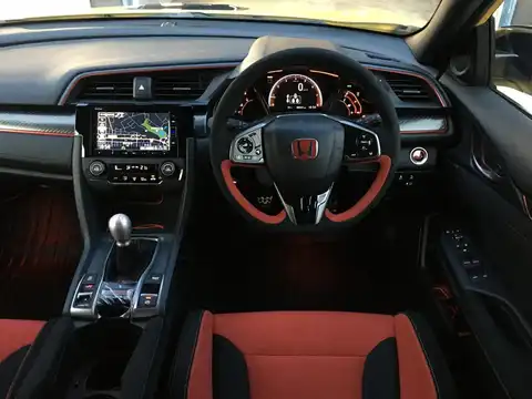 カタログ画像：シビック （CIVIC） タイプＲ・リミテッドエディション 2020年11月 6BA-FK8 2000cc サンライトイエローⅡ 燃費13.0km / l 内装