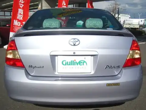 カタログ画像：プリウス （PRIUS） Ｇ 2001年8月 ZA-NHW11 1500cc ブルーマイカメタリック 燃費29.0km / l バック