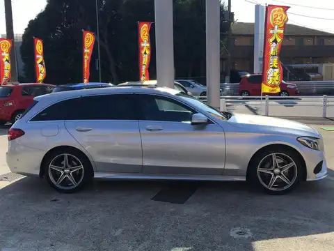 カタログ画像：Ｃクラスステーションワゴン （C-CLASS STATIONWAGON） Ｃ１８０ ステーションワゴン スポーツ 2017年3月 DBA-205240C 1600cc イリジウムシルバー（Ｍ）orダイヤモンドシルバー（Ｍ） 燃費15.7km / l 外装