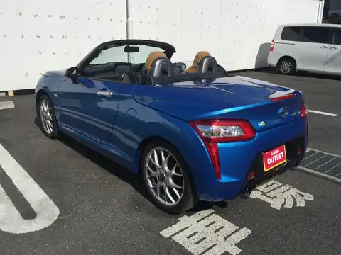 カタログ画像：コペン （COPEN） ローブ Ｓ 2019年10月 3BA-LA400K 660cc クリアブルークリスタルメタリック 燃費19.2km / l バック