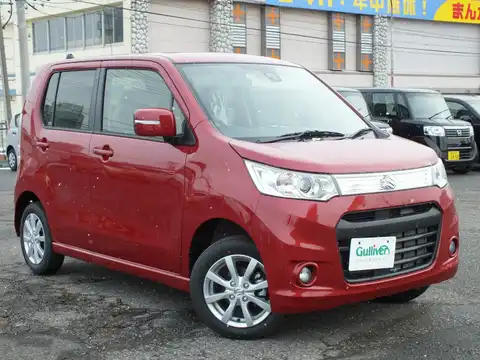 カタログ画像：ワゴンＲスティングレー （WAGON R STINGRAY） Ｘ（レーダーブレーキサポート装着車） 2013年7月 DBA-MH34S 660cc フェニックスレッドパール 燃費30.0km / l メイン（その他）