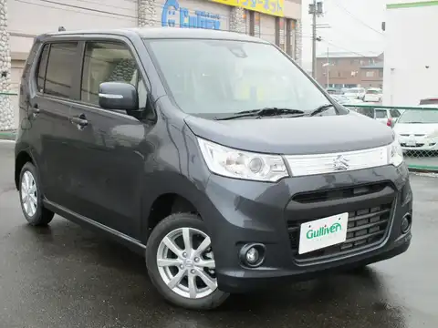 カタログ画像：ワゴンＲスティングレー （WAGON R STINGRAY） Ｘ（レーダーブレーキサポート装着車） 2014年4月 DBA-MH34S 660cc ルナグレーパールメタリック 燃費30.0km / l メイン（その他）