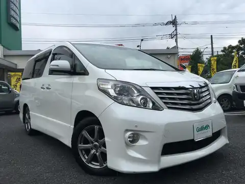 カタログ画像：アルファード （ALPHARD） ３５０Ｓ Ｃパッケージ 2008年5月 DBA-GGH25W 3500cc ホワイトパールクリスタルシャイン 燃費9.1km / l メイン（その他）