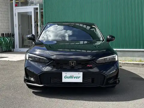 カタログ画像：シビック （CIVIC） タイプＲ レーシングブラックパッケージ 2025年9月 6BA-FL5 2000cc クリスタルブラック・パール 燃費12.5km / l 外装