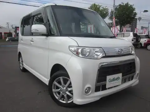 カタログ画像：タント （TANTO） カスタムＸ 2011年6月 DBA-L385S 660cc パールホワイトⅢ 燃費22.5km / l メイン（その他）