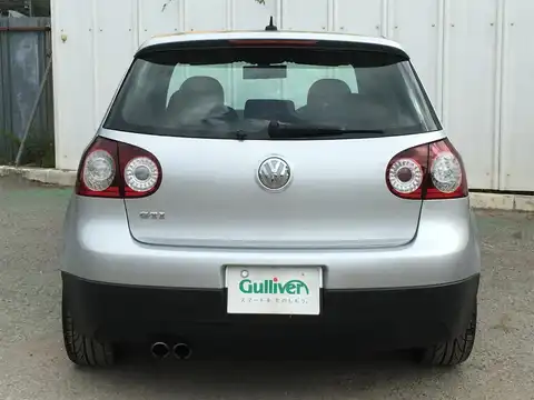 カタログ画像：ゴルフ （GOLF） ＧＴＩ 2009年1月 ABA-1KAXX 2000cc リフレックスシルバーメタリック 燃費12.8km / l バック