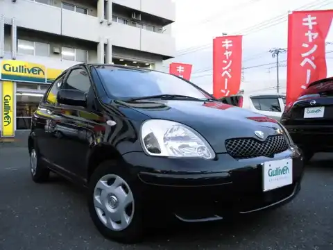 カタログ画像：ヴィッツ （VITZ） ペアスタイル 2004年2月 CBA-SCP10 1000cc ブラックマイカ 燃費19.6km / l メイン（その他）