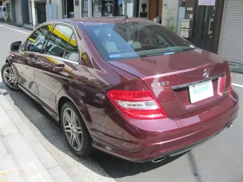 カタログ画像：Ｃクラス （C-CLASS） Ｃ３００アバンギャルドＳ 2007年6月 DBA-204054 3000cc カーネリアンレッド（Ｍ） 燃費9.5km / l バック