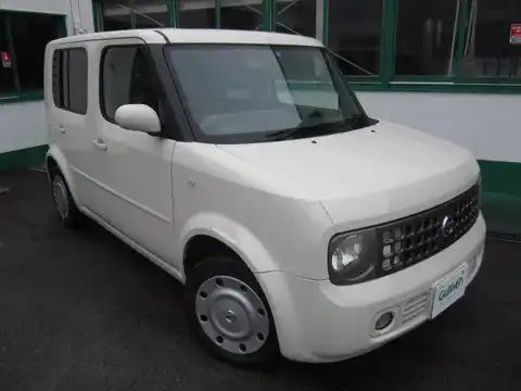 カタログ画像：キューブ （CUBE） ＢＸ 2002年10月 UA-BZ11 1400cc アイボリーホワイト 燃費16.4km / l メイン（その他）