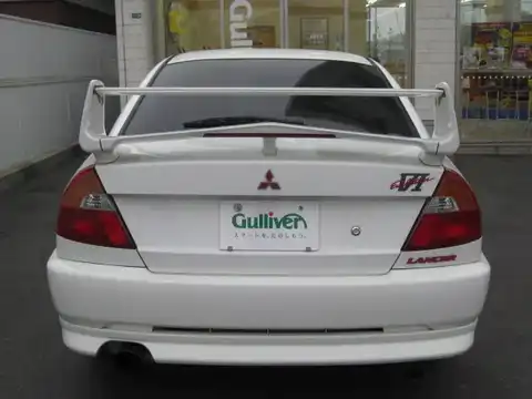 カタログ画像：ランサー （LANCER） ＲＳエボリューションⅥ 1999年1月 GF-CP9A 2000cc スコーティアホワイト（ソリッド） バック