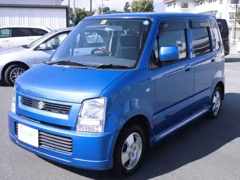 カタログ画像：ワゴンＲ （WAGON R） ＦＳ 2003年9月 LA-MH21S 660cc キプロスブルーメタリック 燃費18.6km / l 外装