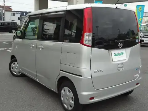 カタログ画像：ルークス （ROOX） Ｘ 2012年6月 DBA-ML21S 660cc シルキーシルバー（Ｍ） 燃費18.6km / l バック