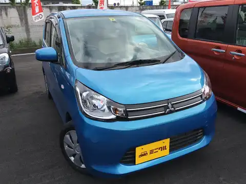 カタログ画像：ｅＫワゴン （EK WAGON） Ｍ ｅ－アシスト 2014年12月 DBA-B11W 660cc ブリリアントターコイズメタリック 燃費26.2km / l メイン（その他）