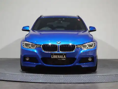 カタログ画像：３シリーズ （3 SERIES） ３２０ｄツーリング Ｍスポーツ 2017年8月 LDA-8C20 2000cc エストリル・ブルー 燃費21.4km / l フロント