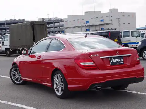 カタログ画像：Ｃクラス （C-CLASS） Ｃ２５０クーペ シュポルト 2014年4月 DBA-204347 1800cc ファイアオパール（Ｓ） 燃費13.2km / l バック