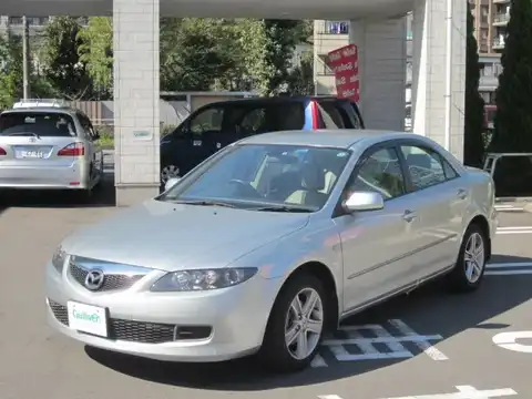 カタログ画像：アテンザセダン （ATENZA SEDAN） ２３Ｅ 2003年7月 UA-GG3P 2300cc シルバーコントレイルメタリック 燃費11.6km / l フロント