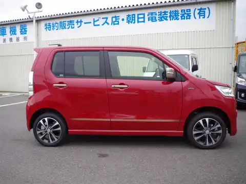 カタログ画像：ワゴンＲスティングレー （WAGON R STINGRAY） Ｊスタイル 2014年12月 DAA-MH44S 660cc フェニックスレッドパール 燃費30.2km / l 外装