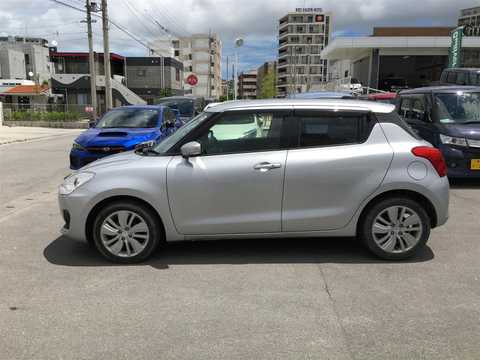 カタログ画像：スイフト （SWIFT） ハイブリッドＭＬ セーフティパッケージ装着車 2017年1月 DAA-ZD53S 1200cc スターシルバーメタリック 燃費25.4km / l 外装