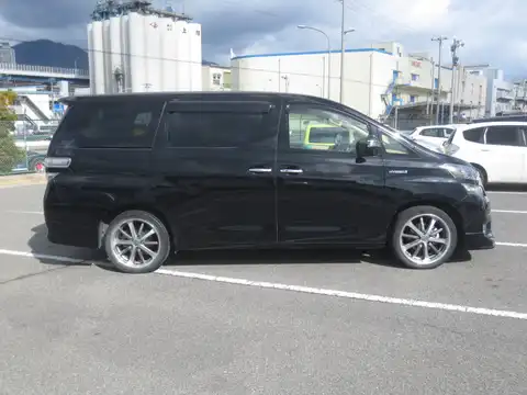 カタログ画像：ヴェルファイアハイブリッド （VELLFIRE HYBRID） ハイブリッドＸ 2011年11月 DAA-ATH20W 2400cc ブラック 燃費17.0km / l 外装