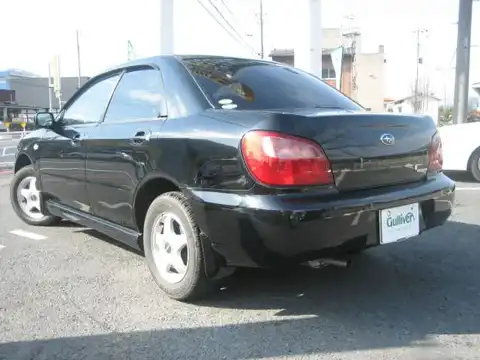 カタログ画像：インプレッサ （IMPREZA） １．５ｉ 2006年6月 LA-GD2 1500cc オブシディアンブラック・パール 燃費16.6km / l バック