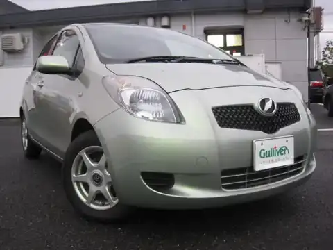 カタログ画像：ヴィッツ （VITZ） Ｆ アドバンスドエディション 2007年1月 DBA-SCP90 1300cc ライトグリーンメタリック 燃費19.6km / l メイン（その他）