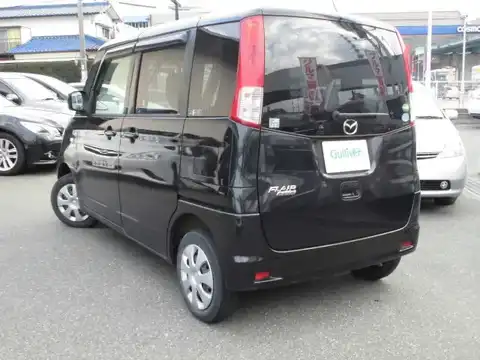 カタログ画像：フレアワゴン （FLAIR WAGON） ＬＳ 2012年6月 DBA-MM21S 660cc ブルーイッシュブラックパール3 燃費19.2km / l バック