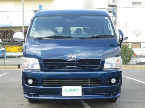 カタログ画像：ハイエースワゴン （HIACE WAGON） ＧＬ 2007年8月 CBA-TRH219W 2700cc ダークブルーマイカメタリック 燃費8.2km / l フロント