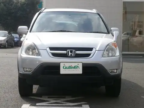 カタログ画像：ＣＲ－Ｖ （CR-V） パフォーマｉＬ 2002年10月 LA-RD5 2000cc サテンシルバー・メタリック 燃費13.0km / l フロント