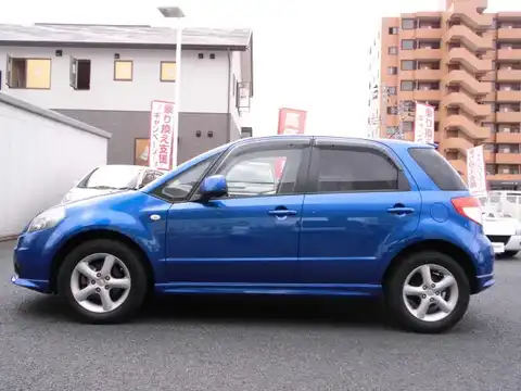 カタログ画像：ＳＸ４ （SX4） １．５Ｇ 2006年7月 DBA-YB11S 1500cc オーシャンライトブルーメタリック２ 燃費15.6km / l 外装