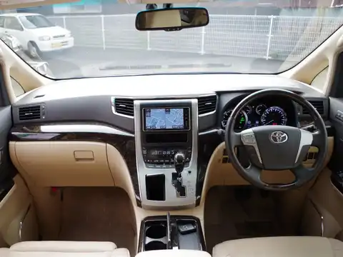 カタログ画像：アルファードハイブリッド （ALPHARD HYBRID） ハイブリッドＧ 2014年4月 DAA-ATH20W 2400cc ホワイトパールクリスタルシャイン 燃費17.0km / l 内装