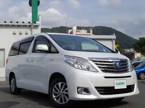 カタログ画像：アルファードハイブリッド （ALPHARD HYBRID） ハイブリッドＧ 2011年11月 DAA-ATH20W 2400cc ホワイトパールクリスタルシャイン 燃費17.0km / l メイン（その他）