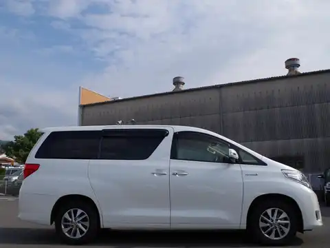 カタログ画像：アルファードハイブリッド （ALPHARD HYBRID） ハイブリッドＧ 2011年11月 DAA-ATH20W 2400cc ホワイトパールクリスタルシャイン 燃費17.0km / l 外装