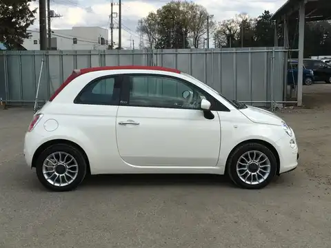 カタログ画像：５００Ｃ （500C） １．２ ポップ 2010年8月 ABA-31212 1200cc ボサノバホワイト 燃費17.6km / l 外装