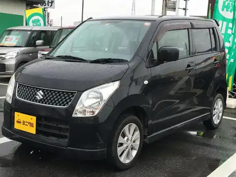 カタログ画像：ワゴンＲ （WAGON R） ＦＸリミテッド 2008年9月 DBA-MH23S 660cc ブルーイッシュブラックパール３ 燃費21.0km / l フロント