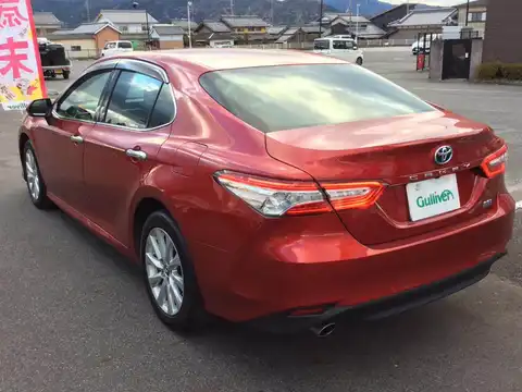 カタログ画像：カムリ （CAMRY） Ｇ 2019年12月 6AA-AXVH75 2500cc エモーショナルレッドⅡ 燃費21.6km / l バック