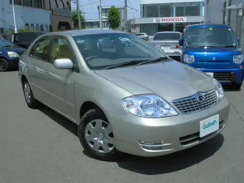 カタログ画像：カローラ （COROLLA） ラグゼール ナビエディション 2002年9月 UA-ZZE122 1800cc シルバーメタリックグラファイト 燃費16.0km / l メイン（その他）