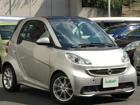 カタログ画像：スマートフォーツークーペ （SMART FORTWO COUPE） ｍｈｄパッション 2014年4月 ABA-451380 1000cc シルバーメタリック 燃費22.0km / l メイン（その他）