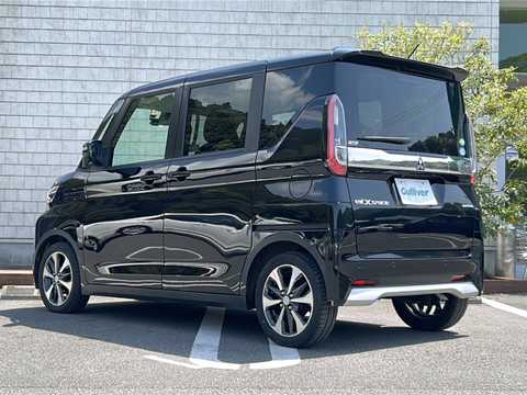 カタログ画像：ｅＫクロススペース （EK X SPACE） Ｔ プラスエディション 2021年12月 4AA-B35A 660cc ブラックマイカ 燃費18.8km / l バック