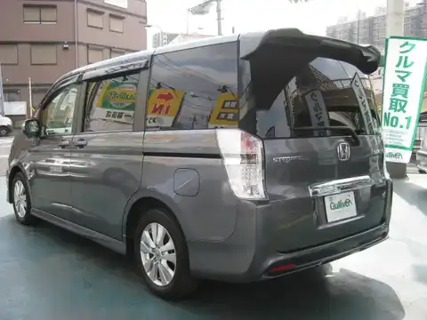 カタログ画像：ステップワゴンスパーダ （STEPWAGON SPADA） Ｚ 2011年8月 DBA-RK5 2000cc ポリッシュドメタル・メタリック 燃費13.2km / l バック