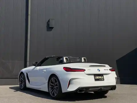 カタログ画像：Ｚ４ （Z4） Ｍ４０ｉ 2019年3月 3BA-HF30 3000cc アルピン・ホワイトⅢ（ソリッド・カラー） 燃費12.2km / l バック