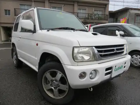 カタログ画像：パジェロミニ （PAJERO MINI） アクティブフィールドエディション 2004年4月 TA-H58A 660cc ホワイトソリッド メイン（その他）