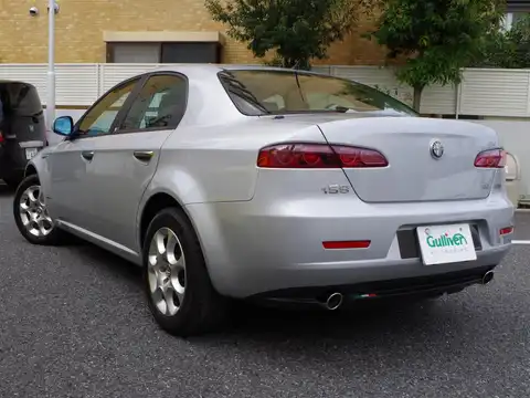 カタログ画像：アルファ１５９ （ALFA 159） ２．２ ＪＴＳ セレスピード プログレッション 2006年12月 GH-93922 2200cc アルファシルバー（メタリックカラー） 燃費8.8km / l バック